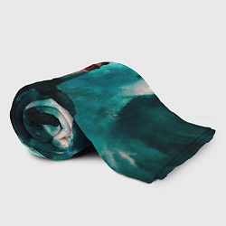 Плед флисовый Бушующее море, цвет: 3D-велсофт — фото 2