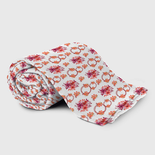 Плед 8 марта праздничные цветы / 3D-Велсофт – фото 2