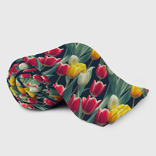 Плед Много тюльпанов / 3D-Велсофт – фото 2