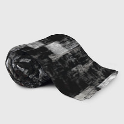 Плед флисовый Абстракт серого и белого, цвет: 3D-велсофт — фото 2