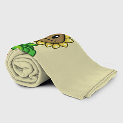 Плед флисовый Веселый подсолнух, цвет: 3D-велсофт — фото 2