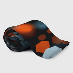 Плед флисовый Блики света абстракция, цвет: 3D-велсофт — фото 2