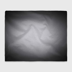 Плед флисовый Серебристый градиент, цвет: 3D-велсофт