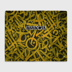 Плед флисовый Calligraphic Baracota, цвет: 3D-велсофт