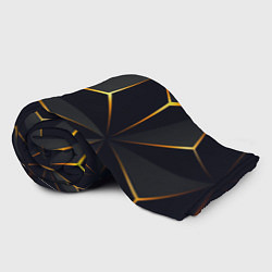 Плед флисовый Hexagon Line Smart, цвет: 3D-велсофт — фото 2