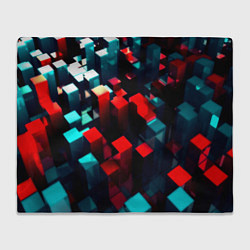 Плед Digital abstract cube