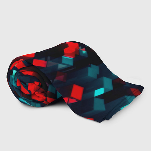 Плед Digital abstract cube / 3D-Велсофт – фото 2