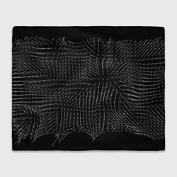 Плед флисовый Паттерн из стрелок, цвет: 3D-велсофт