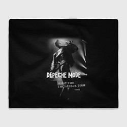 Плед флисовый Depeche Mode - Music for the Masses tour, цвет: 3D-велсофт