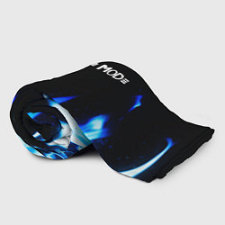 Плед флисовый Depeche Mode blue fire, цвет: 3D-велсофт — фото 2