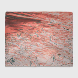Плед флисовый Розовая кислота, цвет: 3D-велсофт