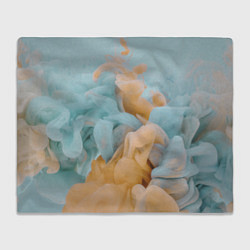 Плед флисовый Двухцветный дым, цвет: 3D-велсофт