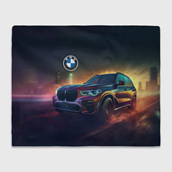 Плед флисовый BMW midjourney, цвет: 3D-велсофт
