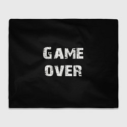 Плед флисовый Игра окончена, цвет: 3D-велсофт