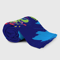 Плед флисовый Михаил рокозавр, цвет: 3D-велсофт — фото 2
