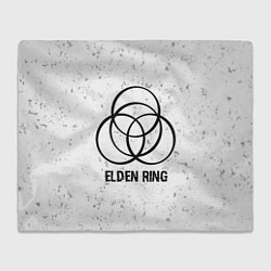 Плед флисовый Elden Ring glitch на светлом фоне, цвет: 3D-велсофт