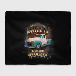 Плед флисовый Пикап Chevrolet Thriftmaster, цвет: 3D-велсофт