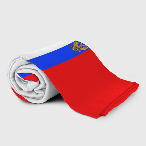 Плед Цвета России - герб / 3D-Велсофт – фото 2