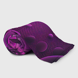 Плед флисовый Фиолетовые шары, цвет: 3D-велсофт — фото 2