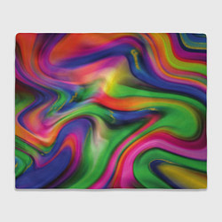 Плед флисовый Bright colors, цвет: 3D-велсофт