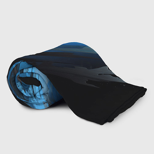 Плед Black blue style / 3D-Велсофт – фото 2
