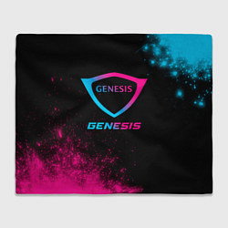 Плед флисовый Genesis - neon gradient, цвет: 3D-велсофт