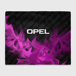 Плед флисовый Opel pro racing: символ сверху, цвет: 3D-велсофт