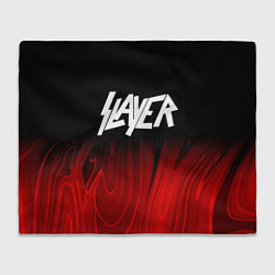 Плед флисовый Slayer red plasma, цвет: 3D-велсофт