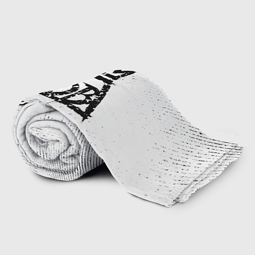 Плед Fall Out Boy с потертостями на светлом фоне / 3D-Велсофт – фото 2