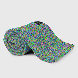 Плед флисовый Пиксельные помехи, цвет: 3D-велсофт — фото 2