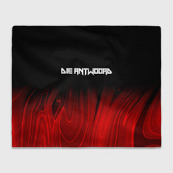 Плед флисовый Die Antwoord red plasma, цвет: 3D-велсофт