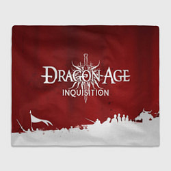 Плед флисовый Dragon Age Inquisition art, цвет: 3D-велсофт