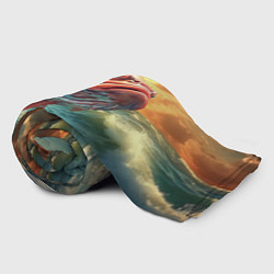Плед флисовый Большой карп, цвет: 3D-велсофт — фото 2
