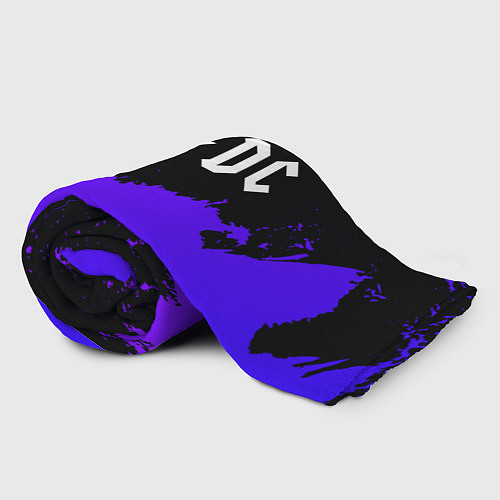 Плед AC DC purple grunge / 3D-Велсофт – фото 2