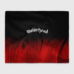 Плед флисовый Motorhead red plasma, цвет: 3D-велсофт