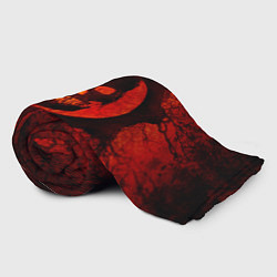 Плед флисовый Gears of War красный, цвет: 3D-велсофт — фото 2