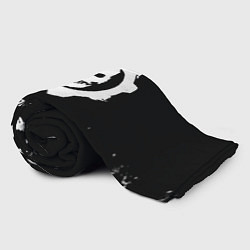 Плед флисовый Gears of War glitch на темном фоне, цвет: 3D-велсофт — фото 2