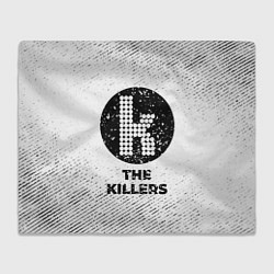 Плед флисовый The Killers с потертостями на светлом фоне, цвет: 3D-велсофт