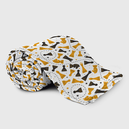 Плед Шахматные фигуры - Chess / 3D-Велсофт – фото 2