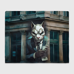 Плед флисовый Payday cat, цвет: 3D-велсофт