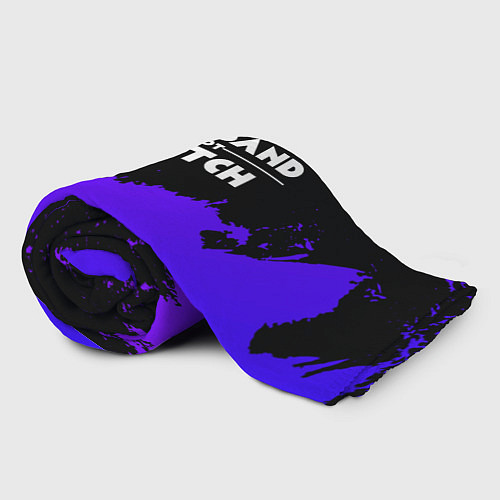 Плед Thousand Foot Krutch purple grunge / 3D-Велсофт – фото 2