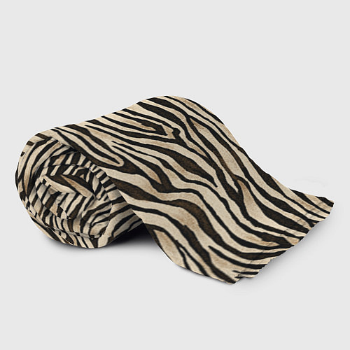 Плед Шкура зебры и белого тигра / 3D-Велсофт – фото 2