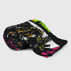 Плед флисовый Трансформеры: Power is Primal, цвет: 3D-велсофт — фото 2