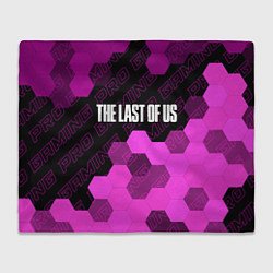 Плед флисовый The Last Of Us pro gaming: символ сверху, цвет: 3D-велсофт