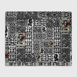 Плед флисовый Орнамент древних цивилизаций, цвет: 3D-велсофт