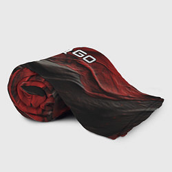 Плед флисовый Dark red CS GO, цвет: 3D-велсофт — фото 2