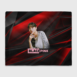 Плед флисовый Lisa Blackpink kpop, цвет: 3D-велсофт