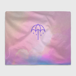 Плед флисовый Bring Me The Horizon Umbrella, цвет: 3D-велсофт