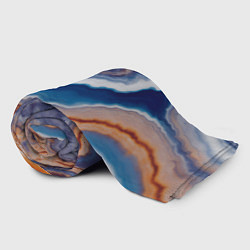 Плед флисовый Волнистая разноцветная яшма, цвет: 3D-велсофт — фото 2