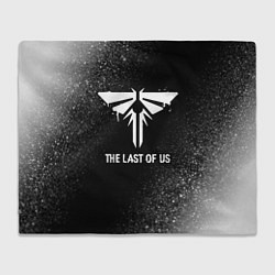 Плед флисовый The Last Of Us glitch на темном фоне, цвет: 3D-велсофт